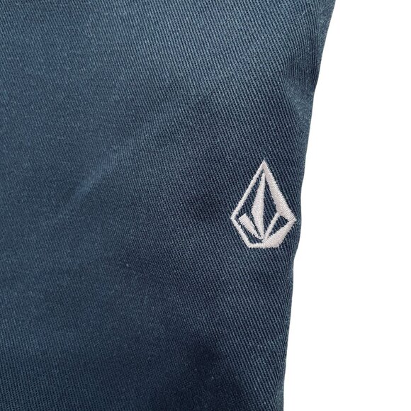 Volcom Mens Pants 46x32 Modern Fit Navy Stretch Chino Repreve Casual Streetwear - Picture 9 of 10